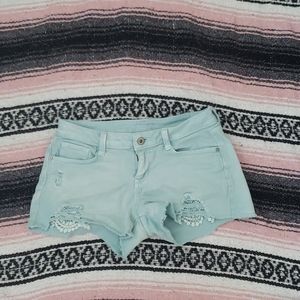 Low rise Jean shorts